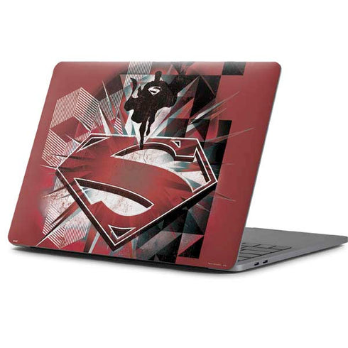 DC Comics Superman Red Pattern Apple MacBook Pro 13-inch Skin