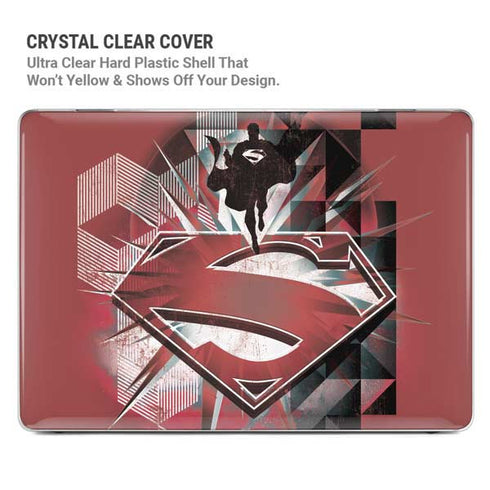 DC Comics Superman Red Pattern MacBook Pro 16in (2021-25) Case plus Skin