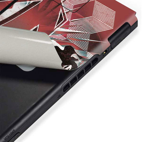 DC Comics Superman Red Pattern Nintendo Switch Bundle Skin