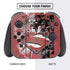 DC Comics Superman Red Pattern Nintendo Switch Bundle Skin
