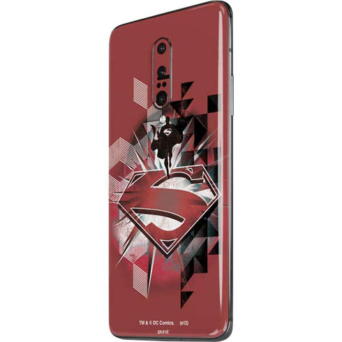 DC Comics Superman Red Pattern OnePlus 7 Pro Skin