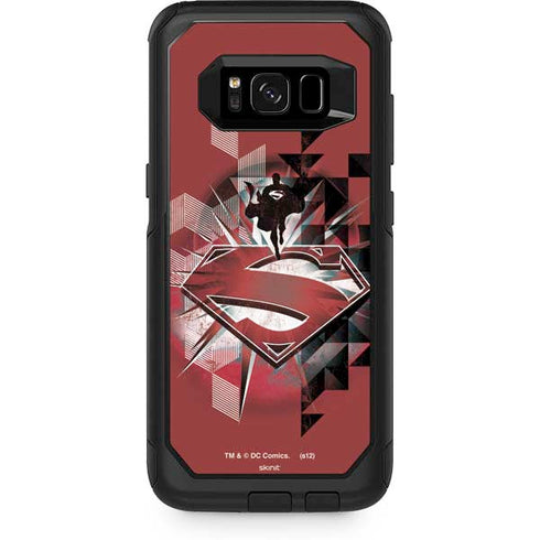 DC Comics Superman Red Pattern Otterbox Commuter Galaxy Skin