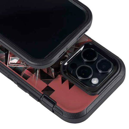 DC Comics Superman Red Pattern Otterbox Defender iPhone Skin