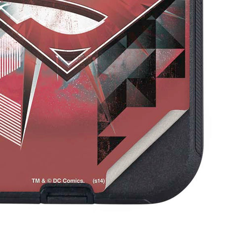 DC Comics Superman Red Pattern Otterbox Defender iPhone Skin