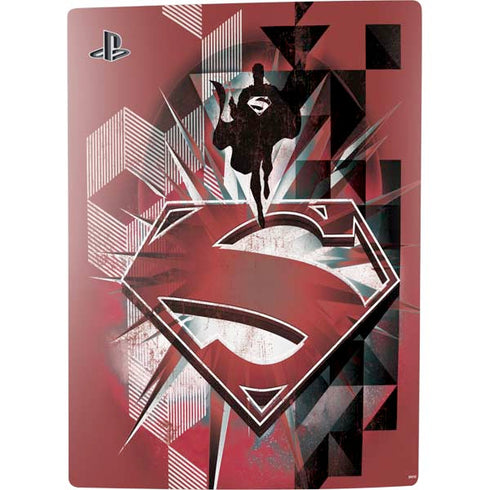 DC Comics Superman Red Pattern PS5 Digital Edition Bundle Skin