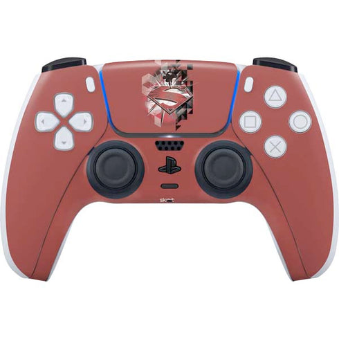 DC Comics Superman Red Pattern PS5 Controller Skin