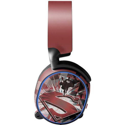 DC Comics Superman Red Pattern SteelSeries Arctis 5 Skin
