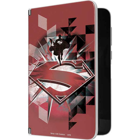 DC Comics Superman Red Pattern Surface Duo Skin