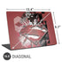 DC Comics Superman Red Pattern Universal Laptop 16.6in (13.4 x 9.7in) Skin