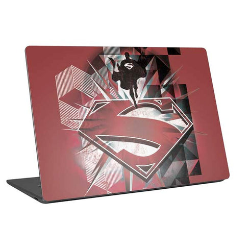 DC Comics Superman Red Pattern Universal Laptop 17in (13.8 x 10in) Skin