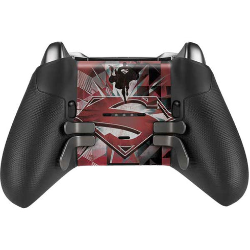 DC Comics Superman Red Pattern Xbox Elite Wireless Controller Series 2 Skin