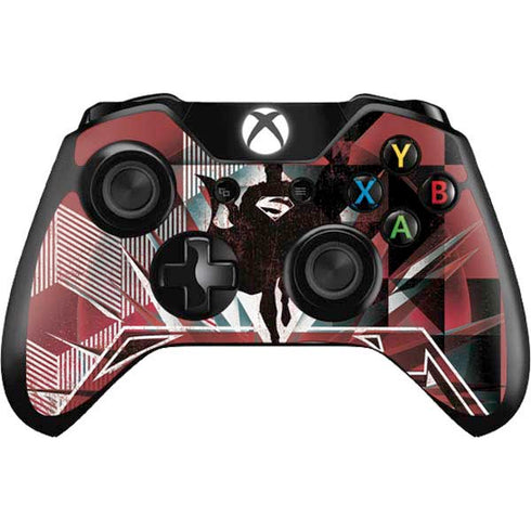 DC Comics Superman Red Pattern Xbox One Controller Skin