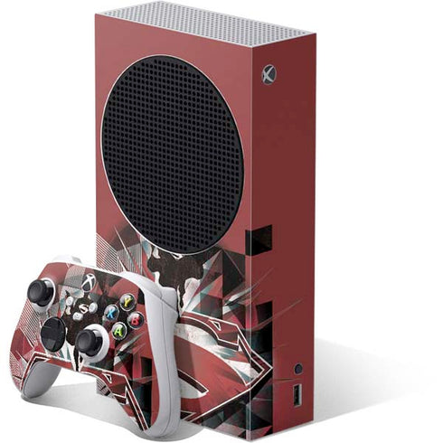 DC Comics Superman Red Pattern Xbox Series S Bundle Skin
