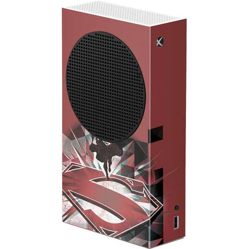 DC Comics Superman Red Pattern Xbox Series S Console Skin