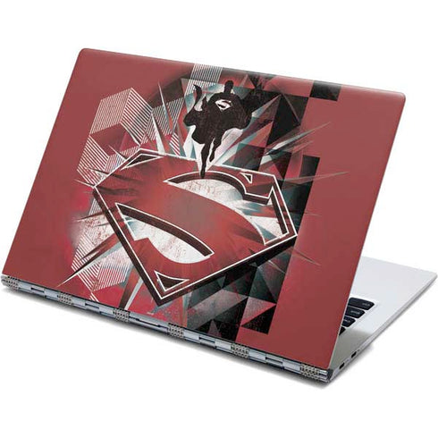 DC Comics Superman Red Pattern Yoga 910 2-in-1 14in Touch-Screen Skin