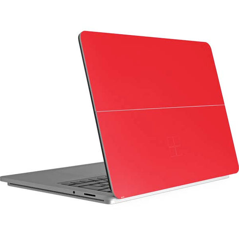 Red Solid Surface Laptop Studio Skin
