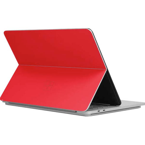 Red Solid Surface Laptop Studio Skin