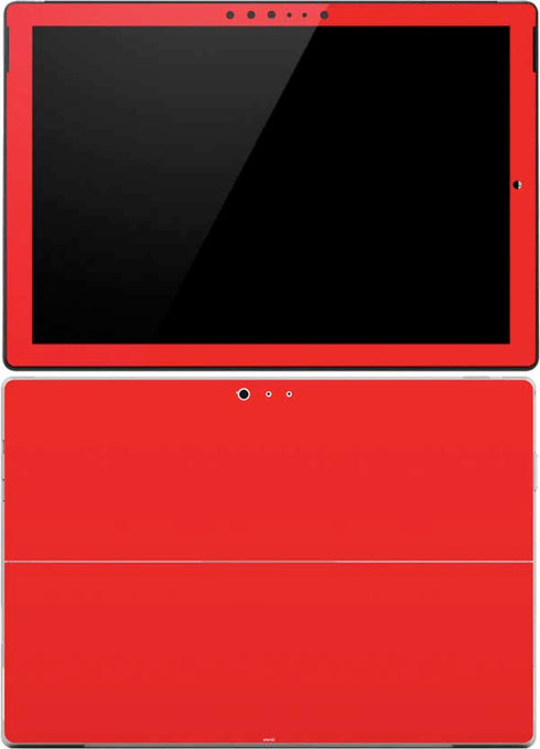 Red Solid Surface Pro 4 Skin