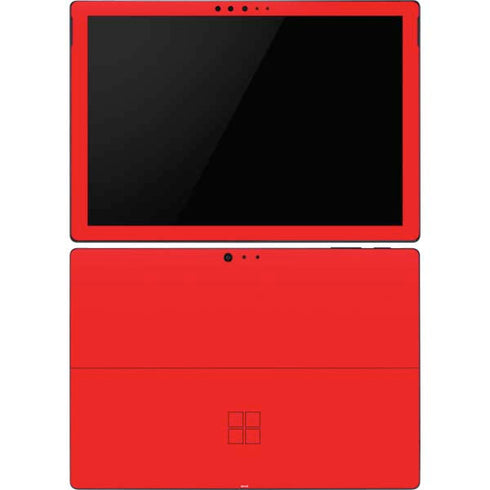 Red Solid Surface Pro 6 Skin
