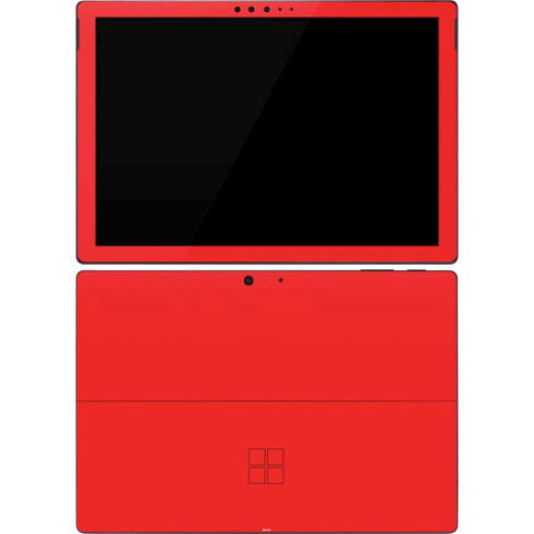 Red Solid Surface Pro 7 Skin
