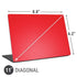 Red Solid Universal Laptop 11in (8.8 x 6.2in) Skin