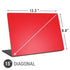 Red Solid Universal Laptop 15in (12.2 x 8.8in) Skin