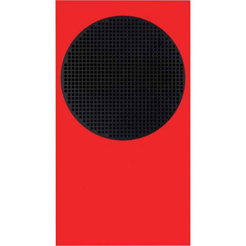 Red Solid Xbox Series S Console Skin