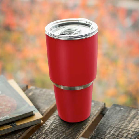 Red Solid Yeti 30oz Rambler Tumbler Skin