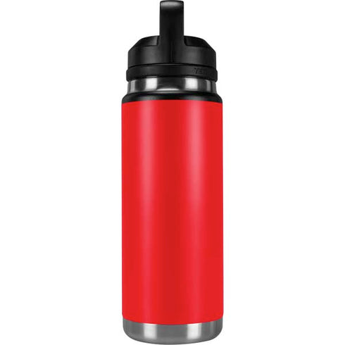 Red Solid YETI Rambler 26oz Bottle Skin