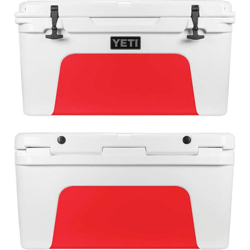 Red YETI Tundra 65 Hard Cooler Skin