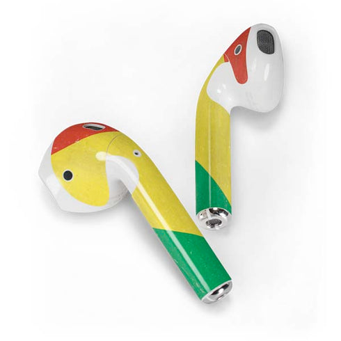 Republic of the Congo Flag Distressed Apple AirPods Skin