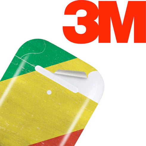 Republic of the Congo Flag Distressed Apple AirPods Skin