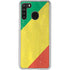 Republic of the Congo Flag Distressed Galaxy A21 Clear Case