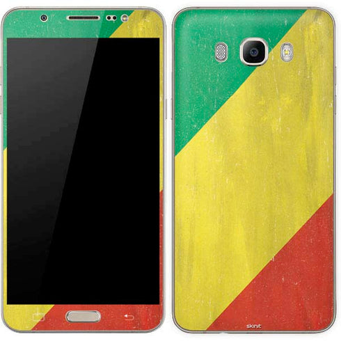 Republic of the Congo Flag Distressed Galaxy J7 Skin