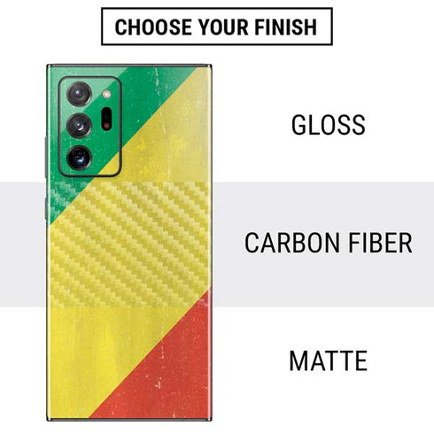 Republic of the Congo Flag Distressed Galaxy Note20 Ultra 5G Skin