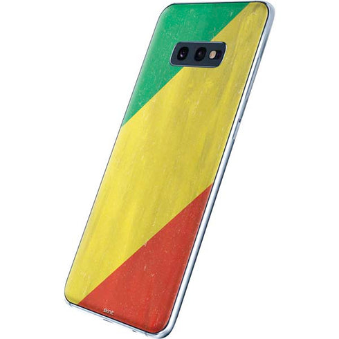 Republic of the Congo Flag Distressed Galaxy S10e Skin