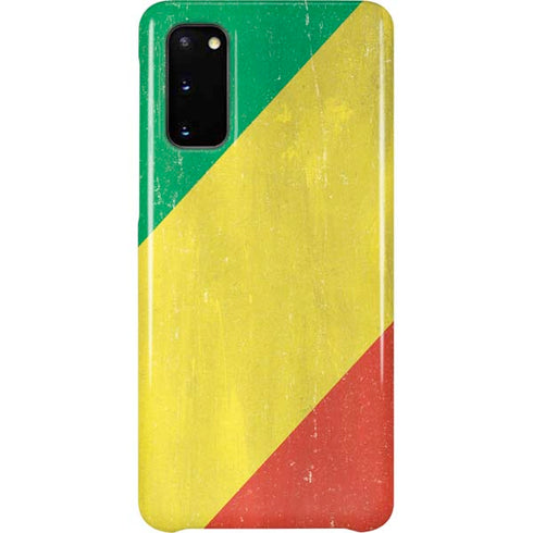 Republic of the Congo Flag Distressed Galaxy S20 Lite Case