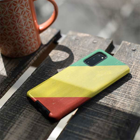 Republic of the Congo Flag Distressed Galaxy S20 Pro Case