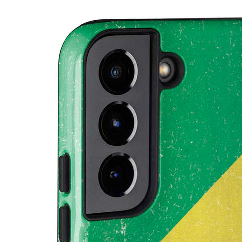 Republic of the Congo Flag Distressed Galaxy S22 Plus Pro Case