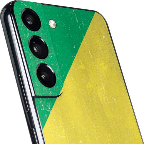 Republic of the Congo Flag Distressed Galaxy S22 Skin