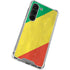 Republic of the Congo Flag Distressed Galaxy S23 Clear Case