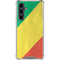 Republic of the Congo Flag Distressed Galaxy S23 FE Clear Case