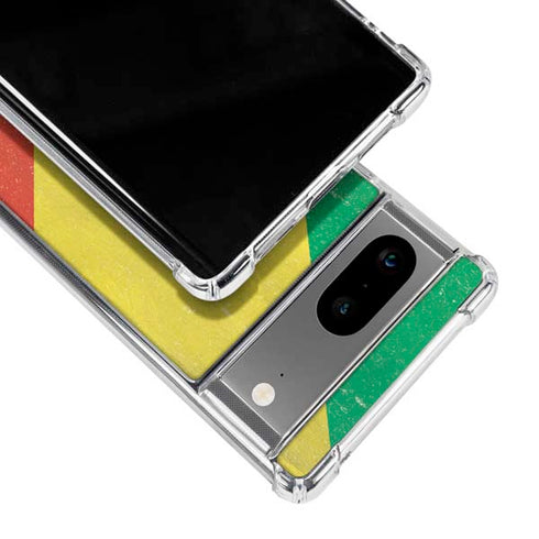 Republic of the Congo Flag Distressed Google Pixel 8 Clear Case