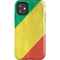 Republic of the Congo Flag Distressed iPhone 11 Impact Case