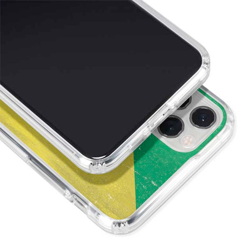 Republic of the Congo Flag Distressed iPhone 11 Pro Clear Case