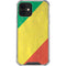 Republic of the Congo Flag Distressed iPhone 12 Mini Clear Case