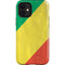Republic of the Congo Flag Distressed iPhone 12 Mini Impact Case