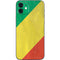 Republic of the Congo Flag Distressed iPhone 12 Skin