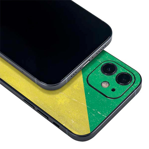 Republic of the Congo Flag Distressed iPhone 12 Skin