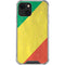 Republic of the Congo Flag Distressed iPhone 13 Mini Clear Case